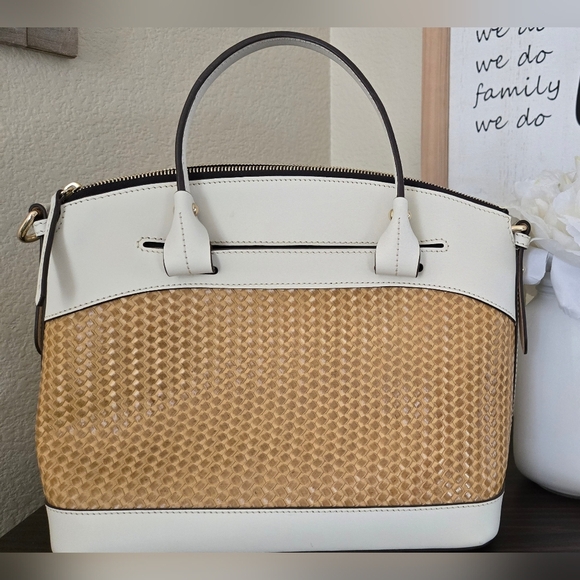 DOONEY AND BOURKE Beacon Woven Domed Satchel NWOT - Picture 3 of 10